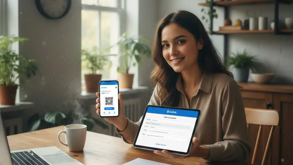 Langkah-Langkah Cara Daftar QRIS Dana (c) Ilustrasi AI