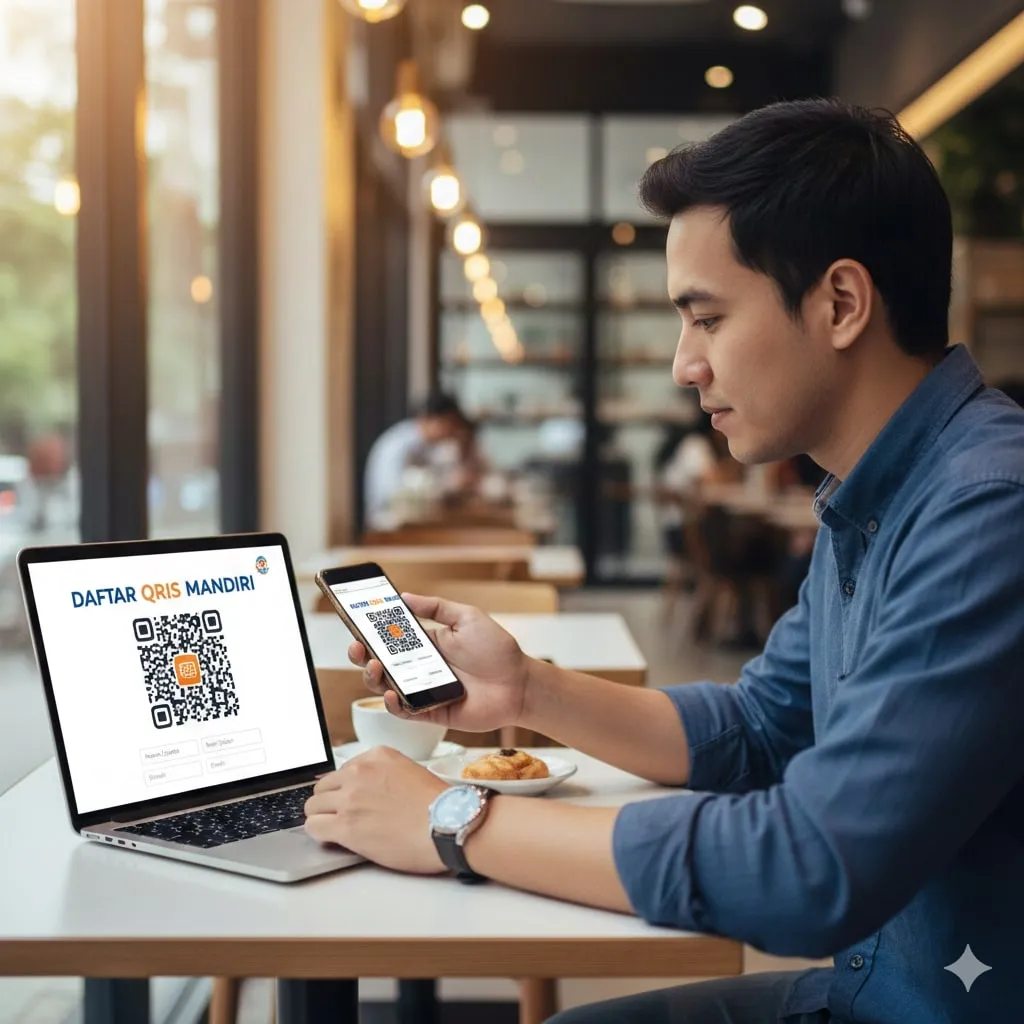 Persyaratan dan Persiapan Sebelum Daftar QRIS Mandiri (c) Ilustrasi AI