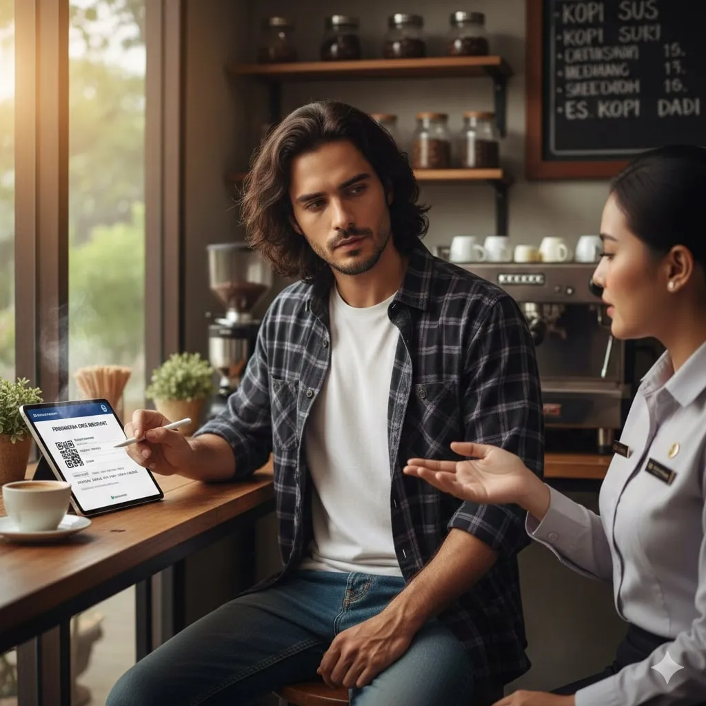 Langkah-langkah Cara Daftar QRIS  (c) Ilustrasi AI