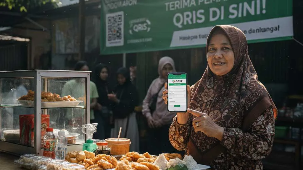 Langkah-langkah Cara Daftar QRIS untuk Jualan (c) Ilustrasi AI