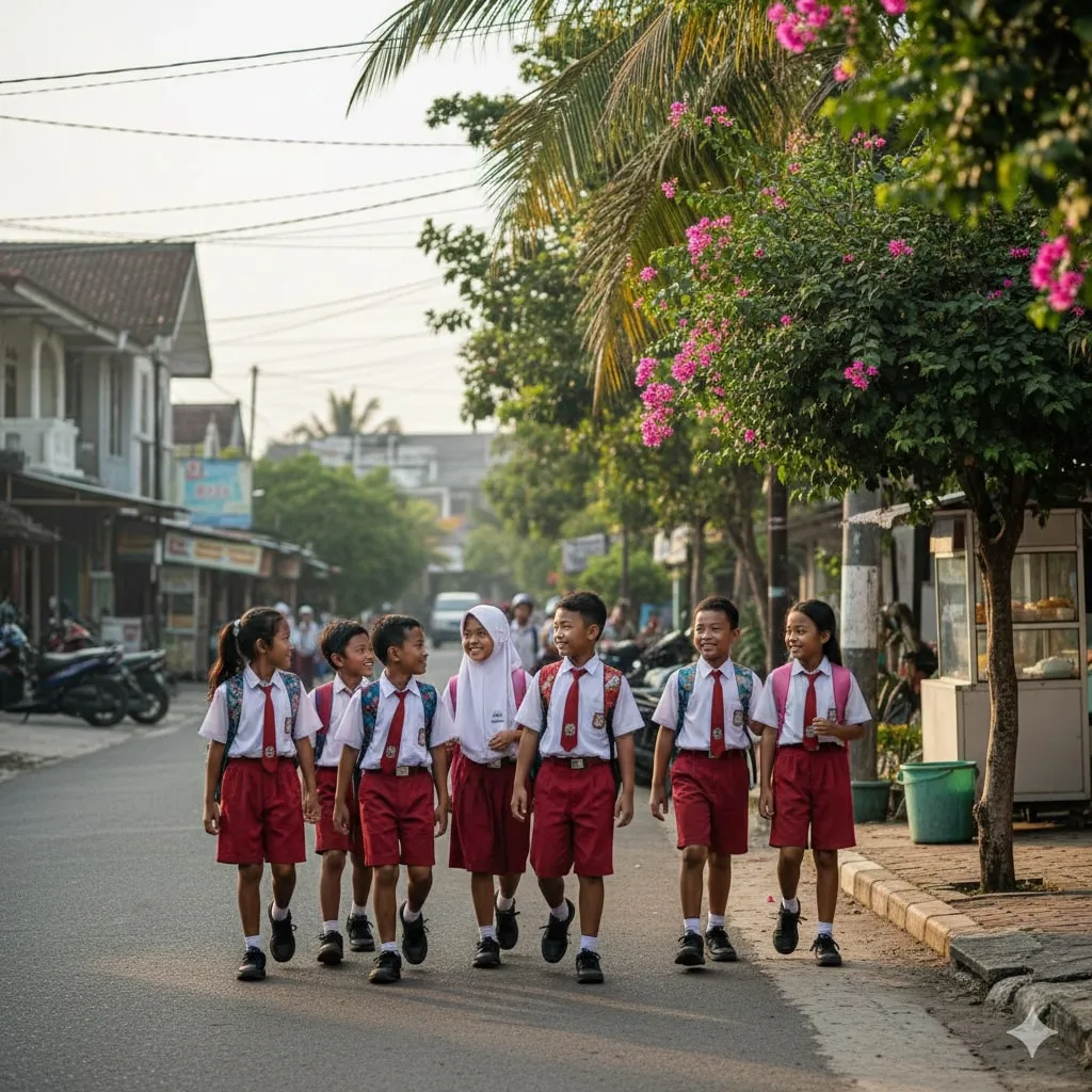 Tips Memilih Sekolah Lintas Daerah (c) Ilustrasi AI