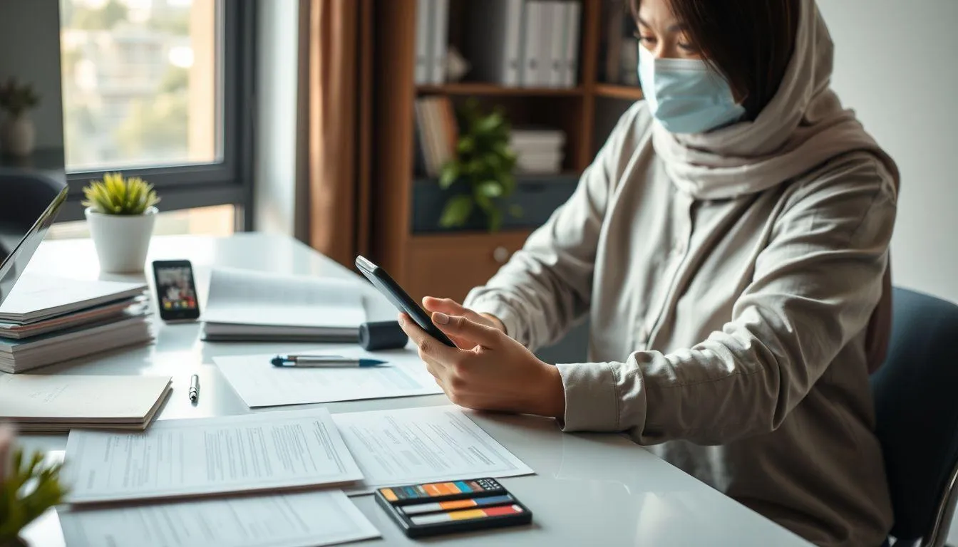 Upload Dokumen Persyaratan via Mobile (c) Ilustrasi AI