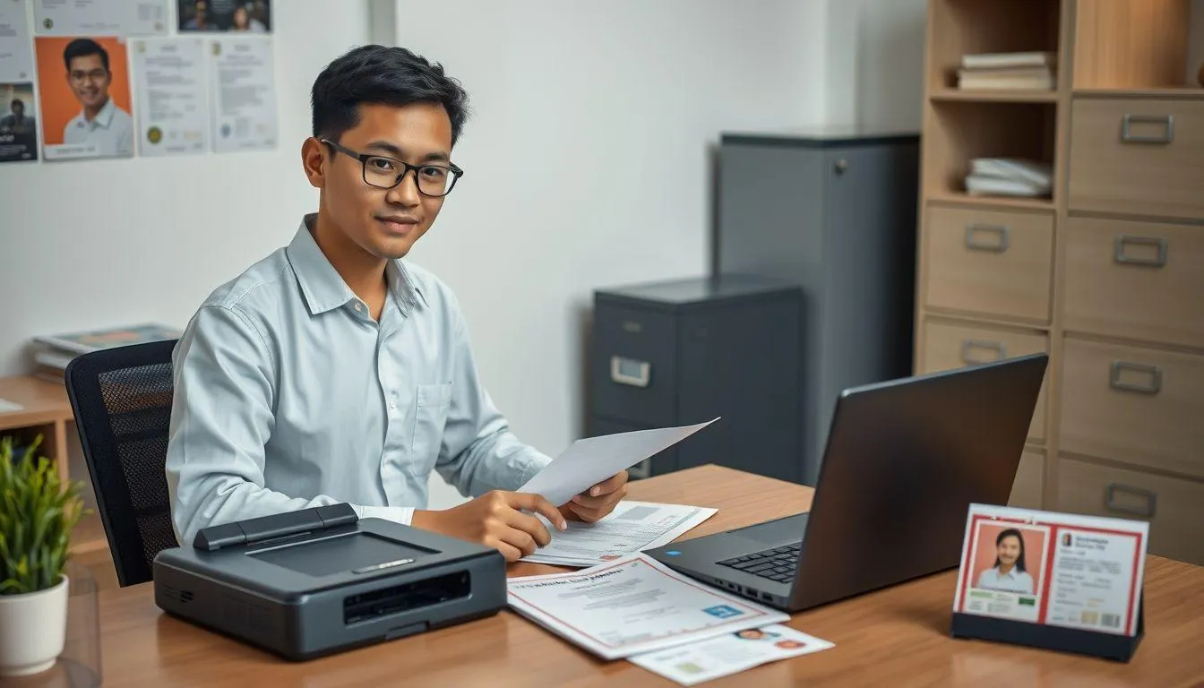 Dokumen yang Diperlukan untuk Pendaftaran (c) Ilustrasi AI