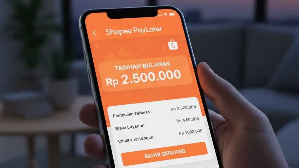 Cara Membayar Tagihan dan Mengelola Shopee Paylater (c) Ilustrasi AI