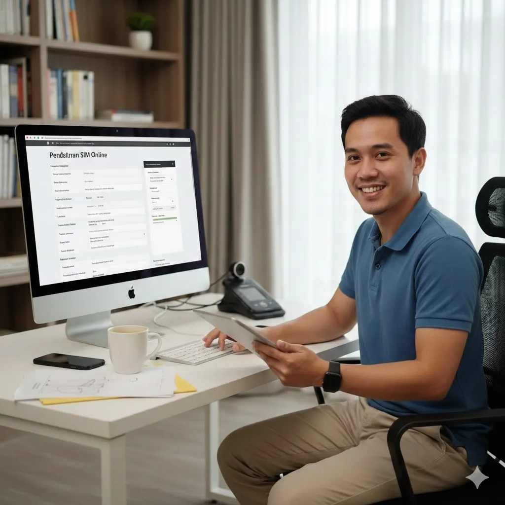 Biaya dan Metode Pembayaran SIM Online (c) Ilustrasi AI