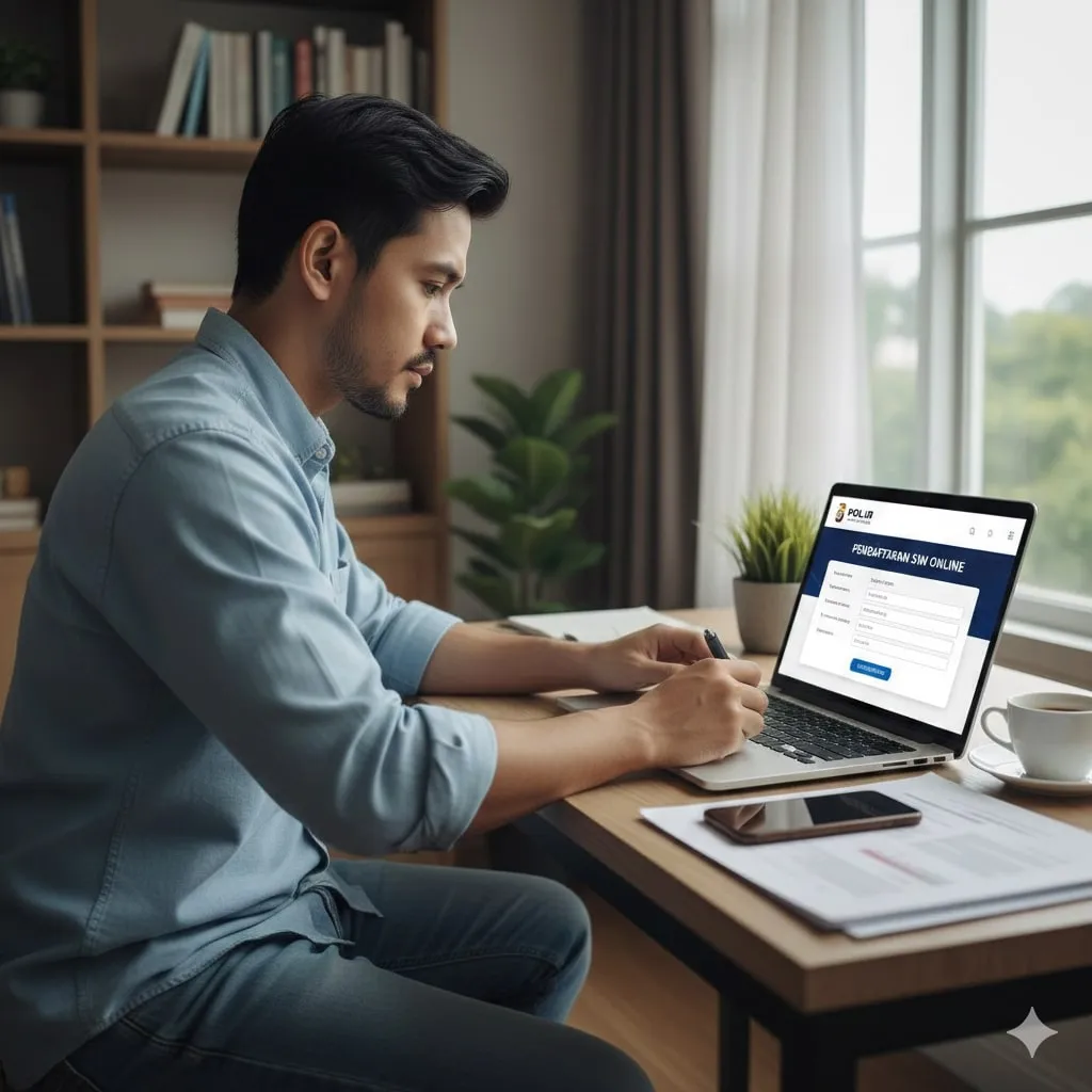 Tips Sukses Lulus Ujian SIM Online (c) Ilustrasi AI