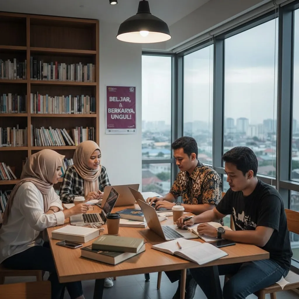 Materi Ujian dan Persiapan (c) Ilustrasi AI