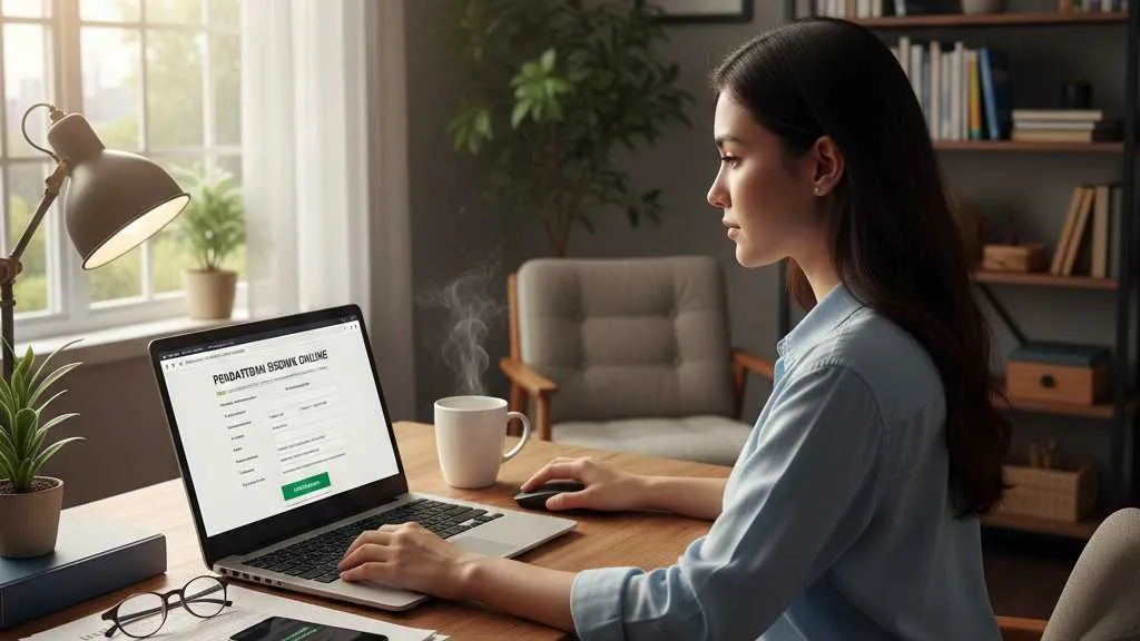 Langkah-langkah Cara Daftar SISDMK Online (c) Ilustrasi AI