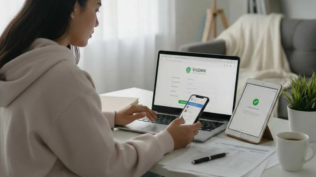 Proses Validasi dan Verifikasi Data (c) Ilustrasi AI