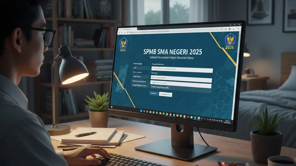 Jalur Pendaftaran SMA Negeri (c) Ilustrasi AI