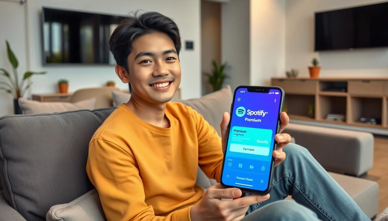 Cara Upgrade ke Spotify Premium (c) Ilustrasi AI