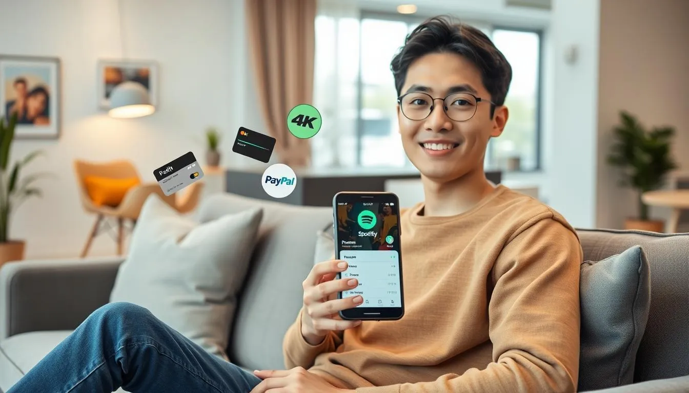 Metode Pembayaran Spotify Premium (c) Ilustrasi AI