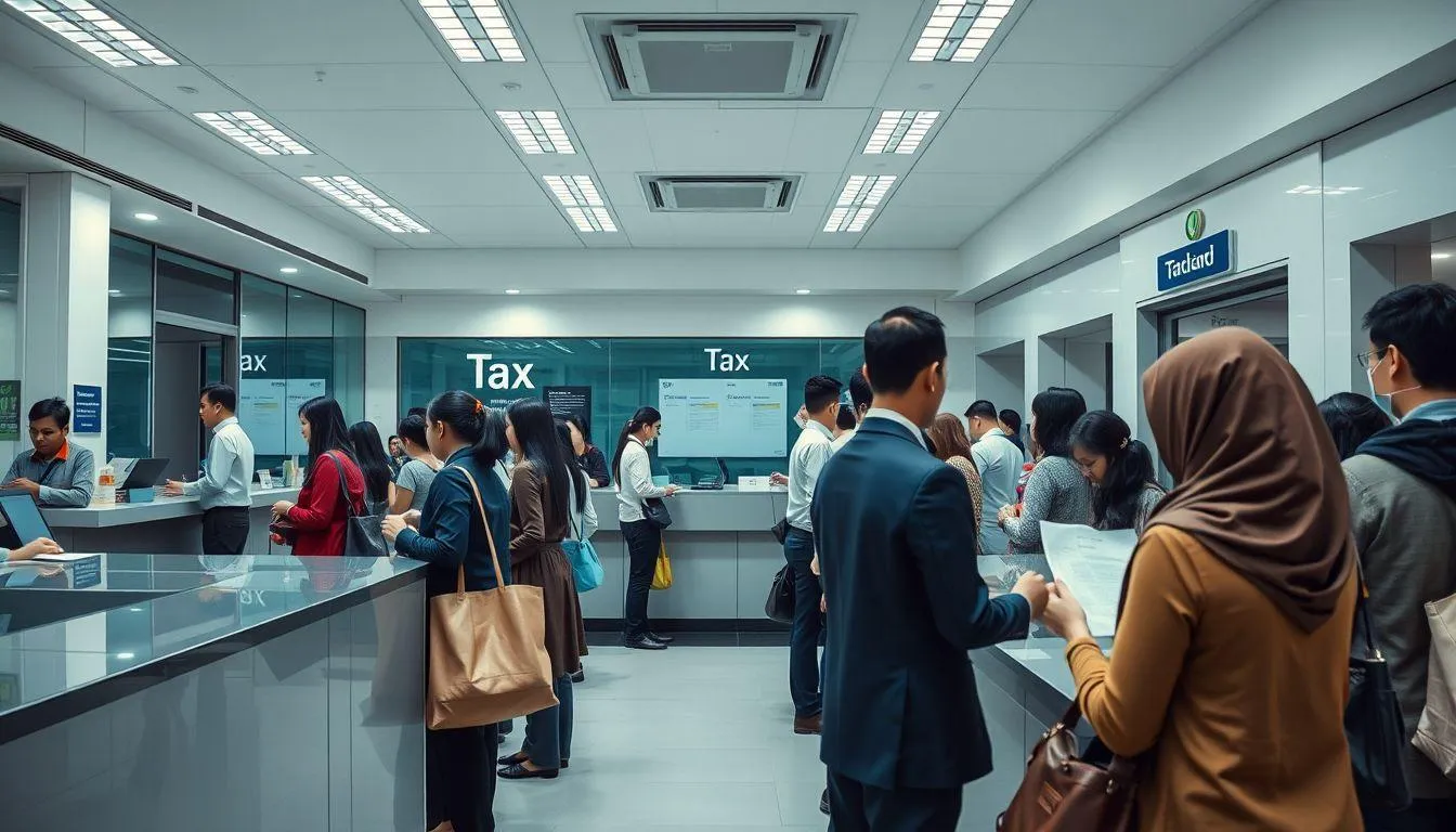 Cara Daftar SPT Tahunan Secara Offline (c) Ilustrasi AI