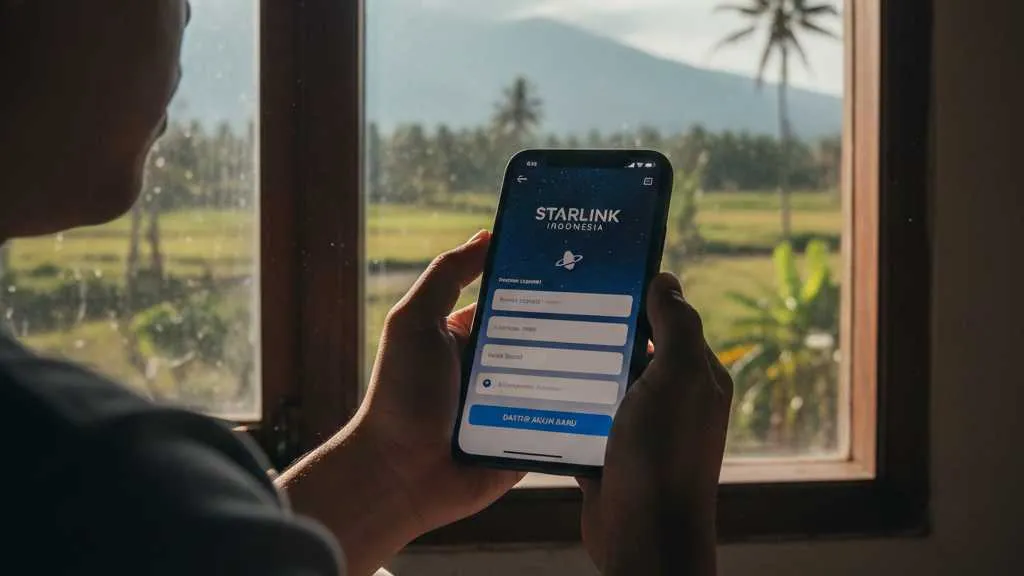 Langkah-Langkah Cara Daftar Starlink Indonesia (c) Ilustrasi AI
