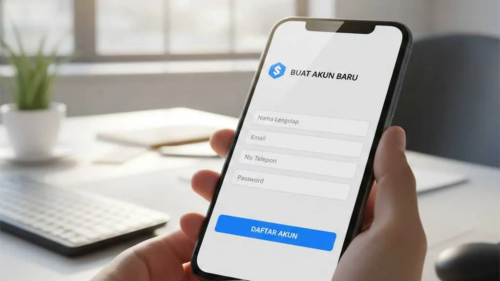 Langkah-Langkah Cara Daftar Stockbit Social (c) Ilustrasi AI