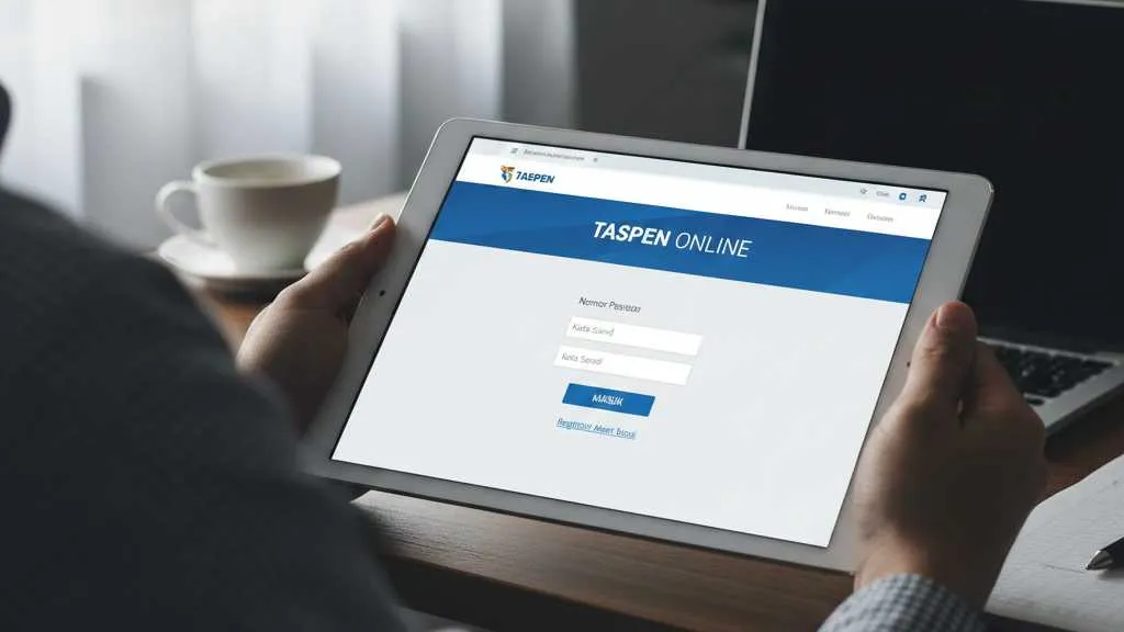 Langkah-langkah Cara Daftar Taspen Online (c) Ilustrasi AI