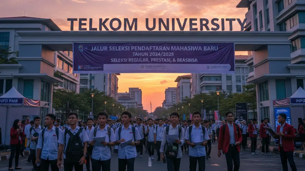 Persyaratan Umum Pendaftaran Telkom University (c) Ilustrasi AI