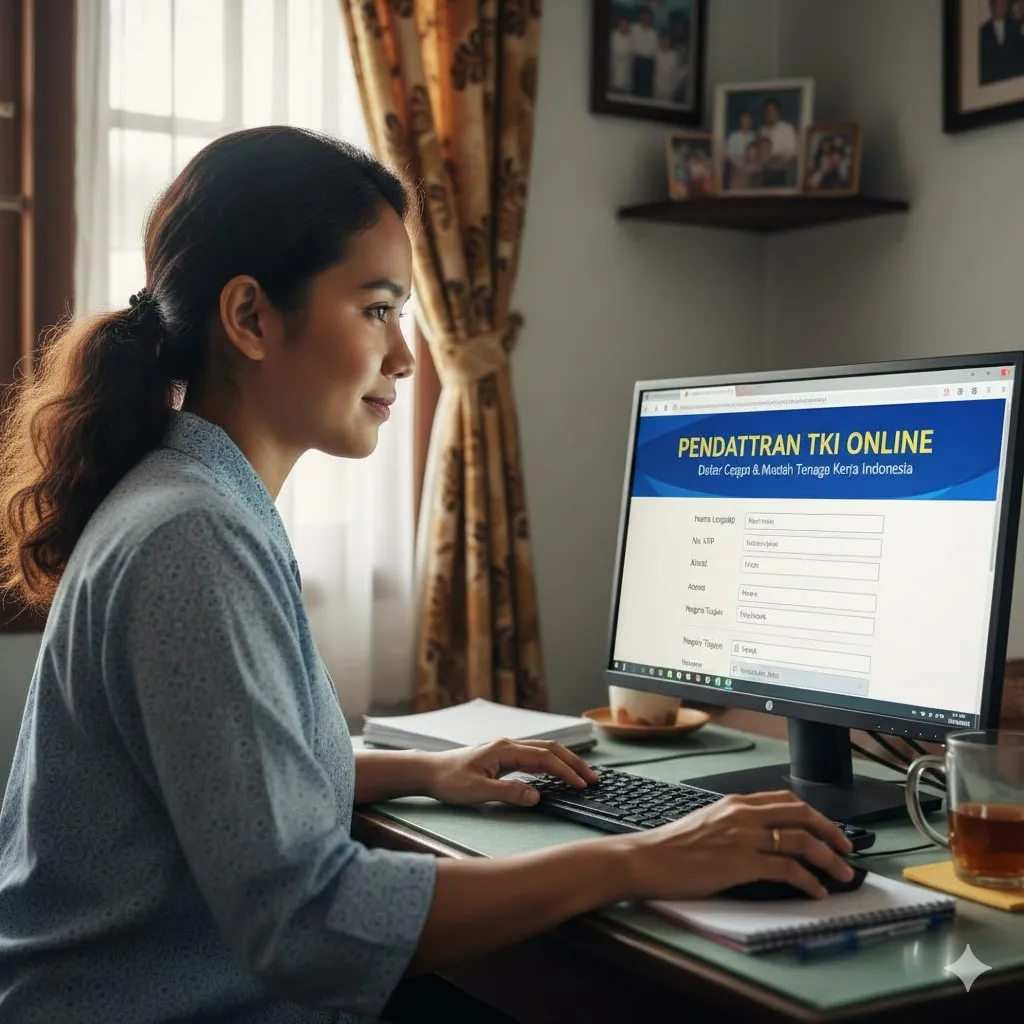 Platform Resmi untuk Pendaftaran TKI Online (c) Ilustrasi AI