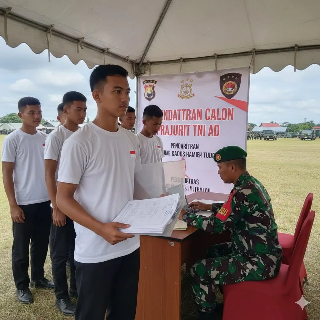 Tahapan dan Jadwal Seleksi TNI AD (c) Ilustrasi AI