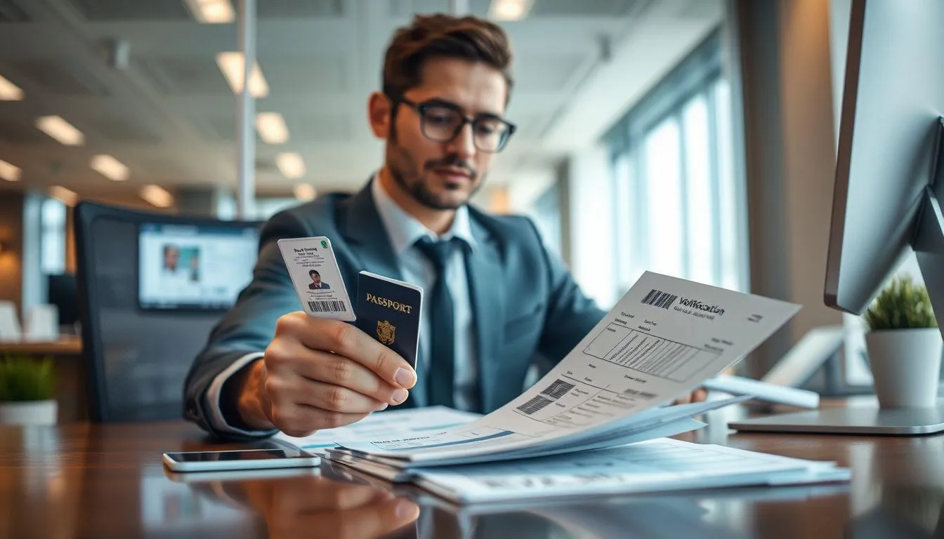 Proses Verifikasi Identitas (KYC) (c) Ilustrasi AI