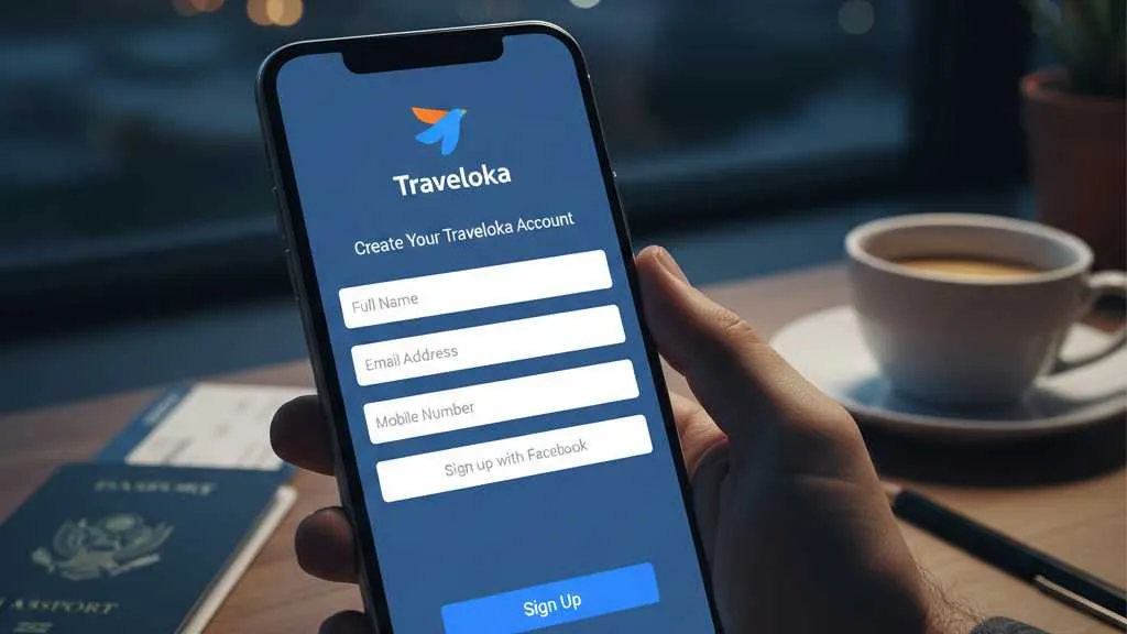 Cara Daftar Traveloka Sebagai Pengguna Reguler (c) Ilustrasi AI