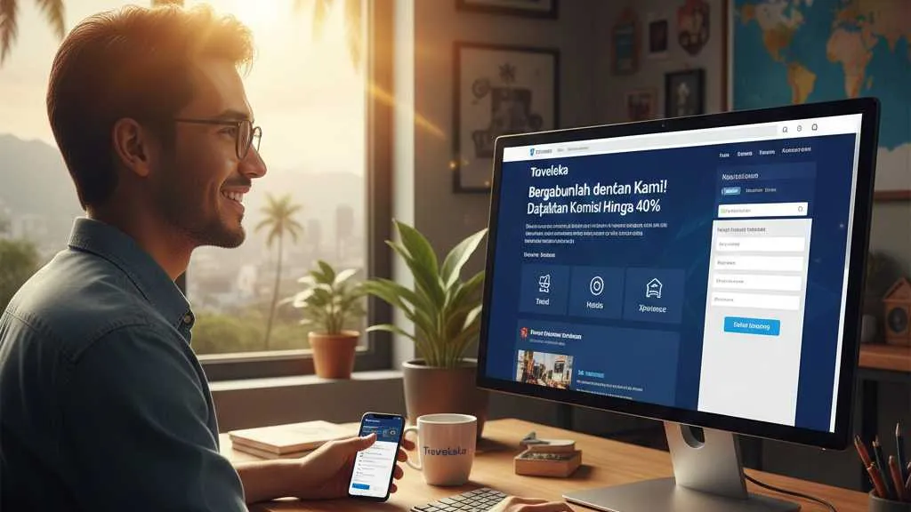 Tips Sukses Setelah Mendaftar Traveloka (c) Ilustrasi AI