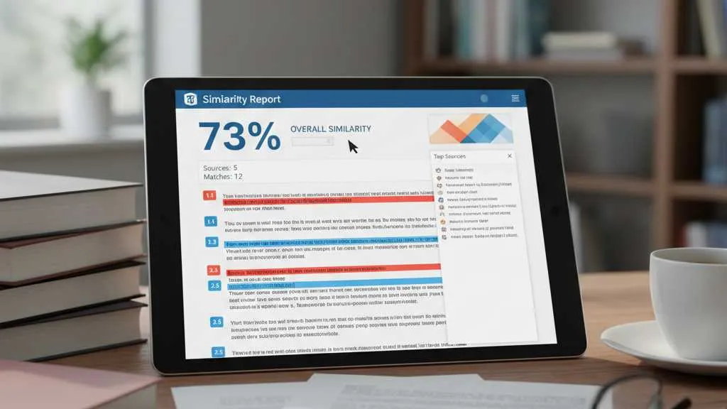 Pengertian dan Fungsi Turnitin (c) Ilustrasi AI