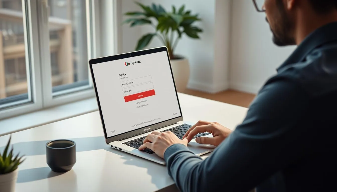 Langkah-Langkah Cara Daftar Upwork (c) Ilustrasi AI