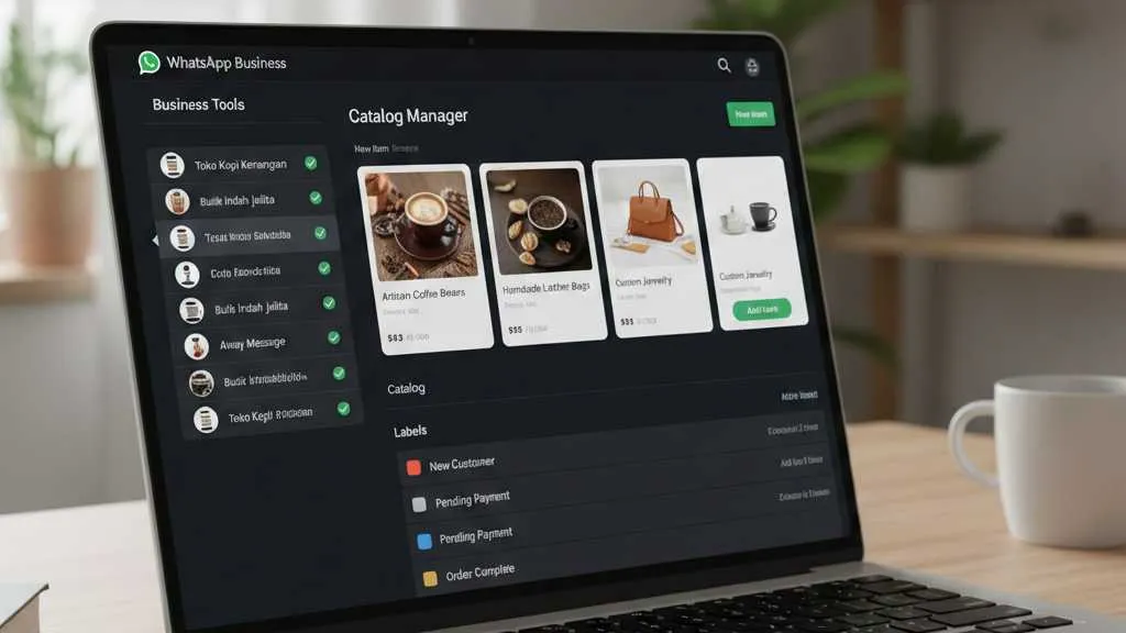 Syarat dan Persiapan Mendaftar WhatsApp Business (c) Ilustrasi AI