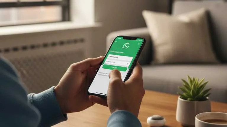 Langkah-Langkah Cara Daftar WhatsApp (c) Ilustrasi AI