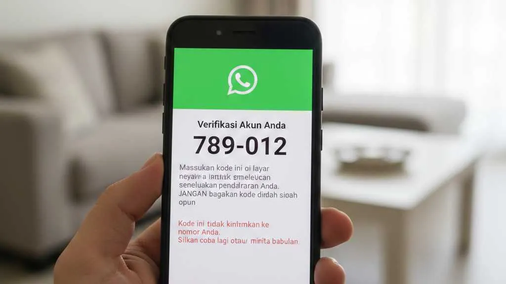 Mengatasi Masalah Kode Verifikasi Tidak Masuk (c) Ilustrasi AI