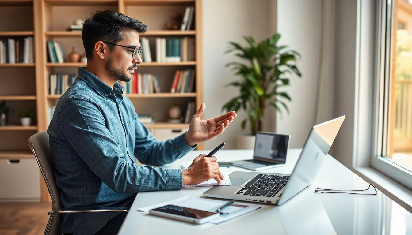 11. Menjadi Tutor Online (c) Ilustrasi AI