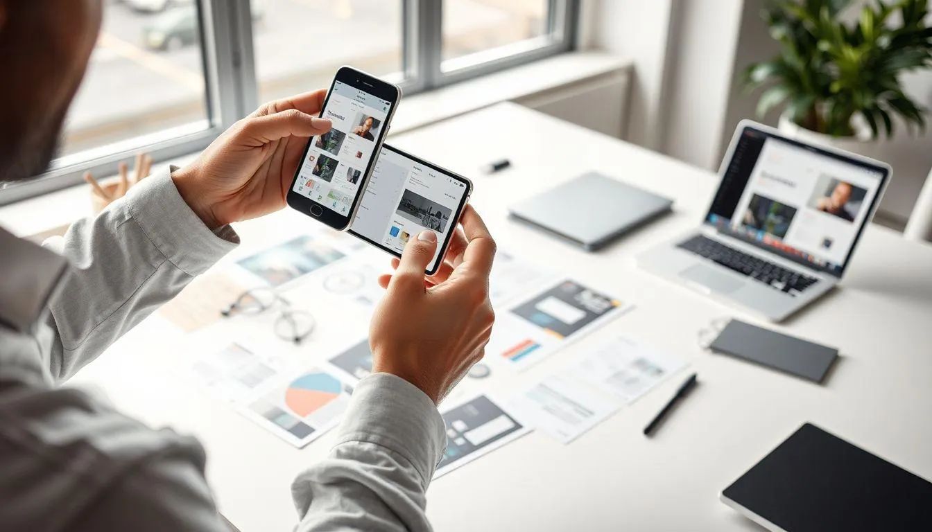 6. Jasa Desain Grafis Mobile (c) Ilustrasi AI