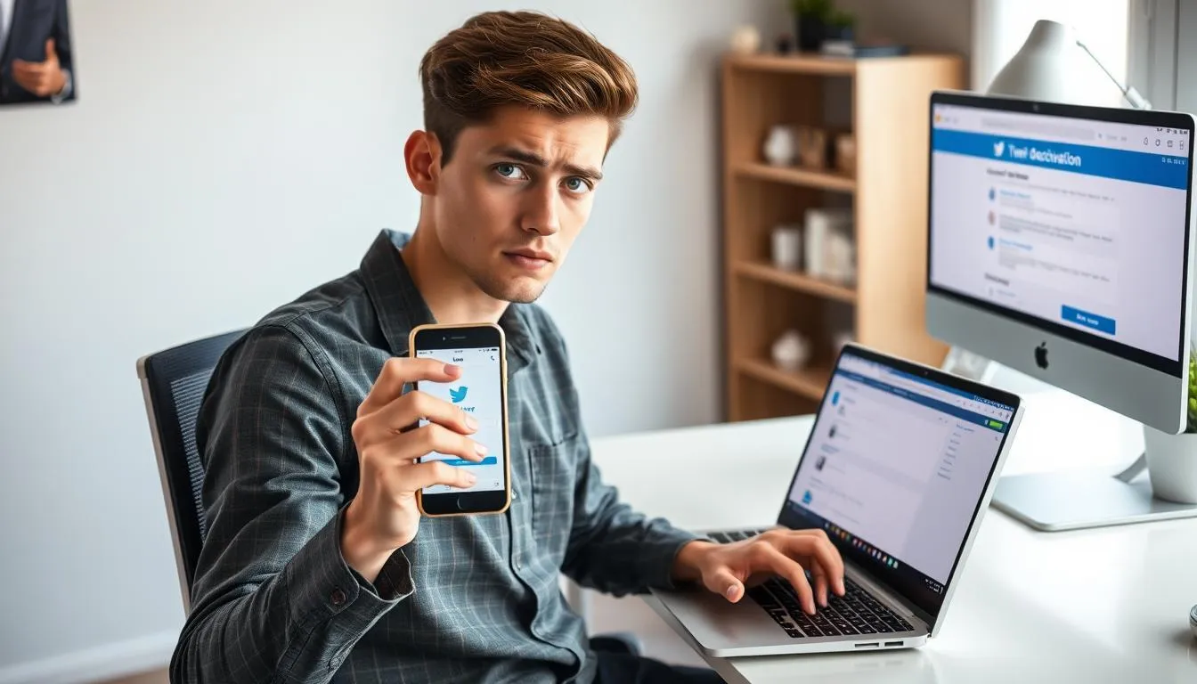 Menghapus Akun Twitter Secara Permanen (c) Ilustrasi AI