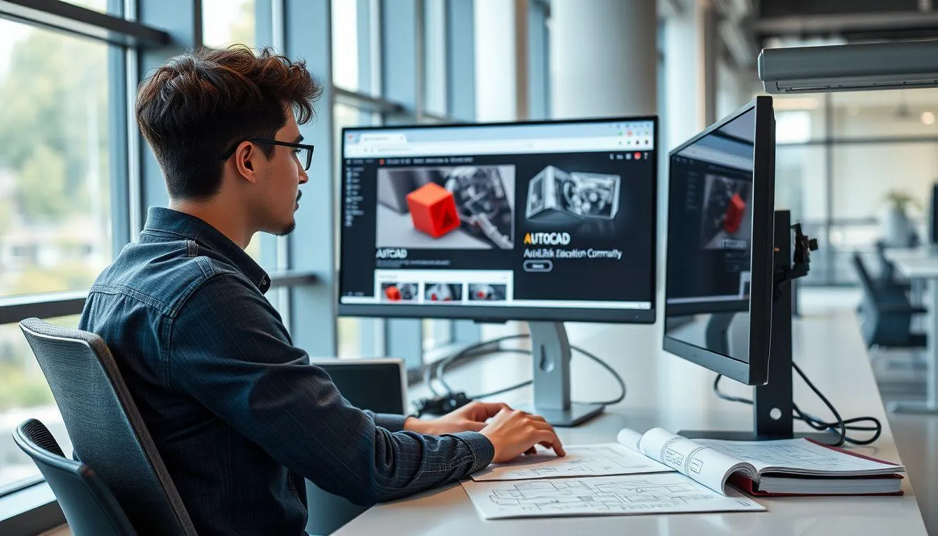 Cara Download AutoCAD untuk Pelajar dan Pendidik (c) Ilustrasi AI