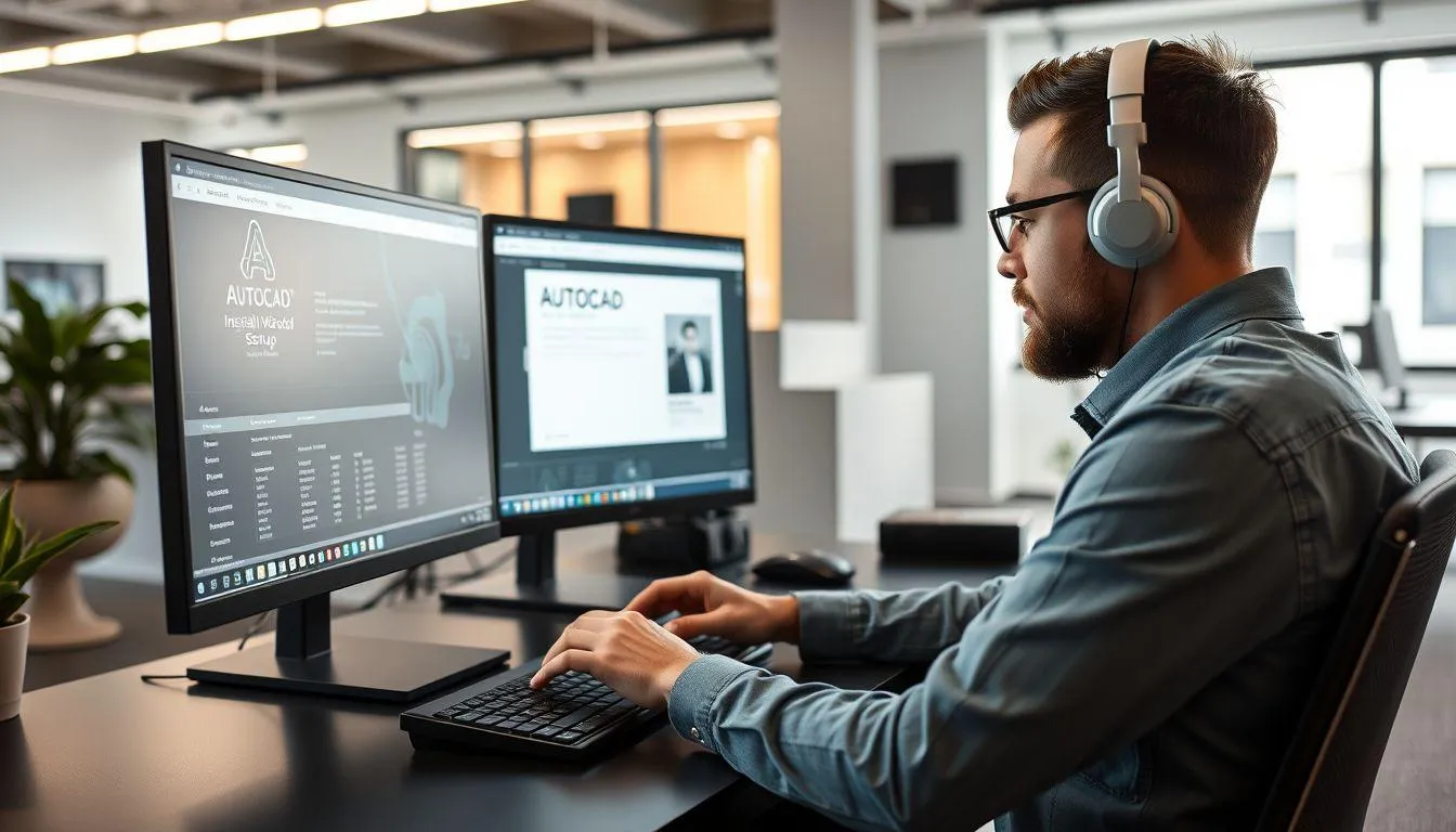 Langkah-Langkah Instalasi AutoCAD (c) Ilustrasi AI