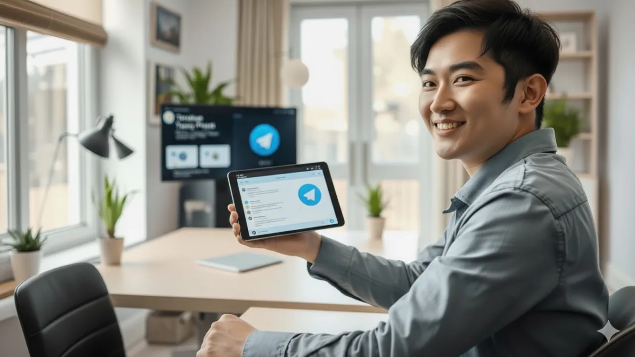 Menggunakan Bot Telegram untuk Download Video Twitter (c) Ilustrasi AI