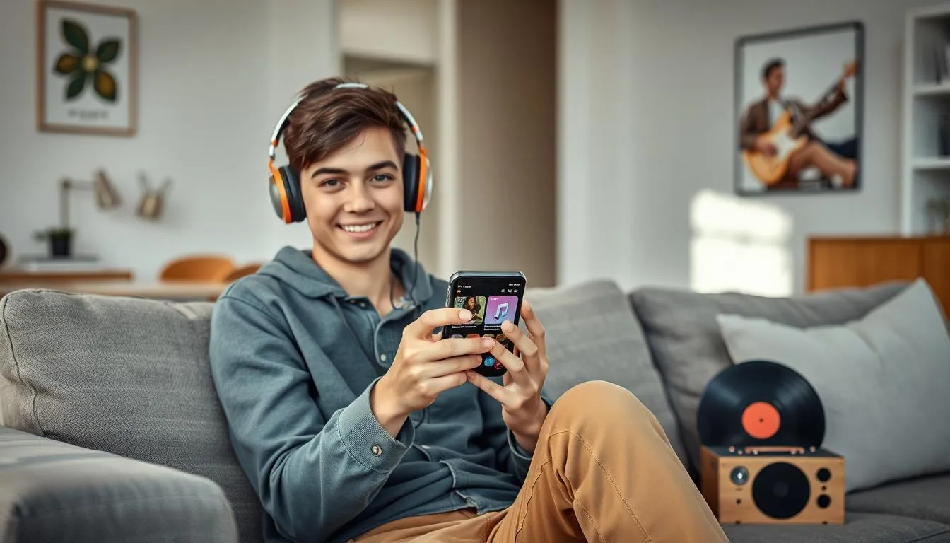 Alternatif Legal untuk Mendengarkan Musik Offline (c) Ilustrasi AI