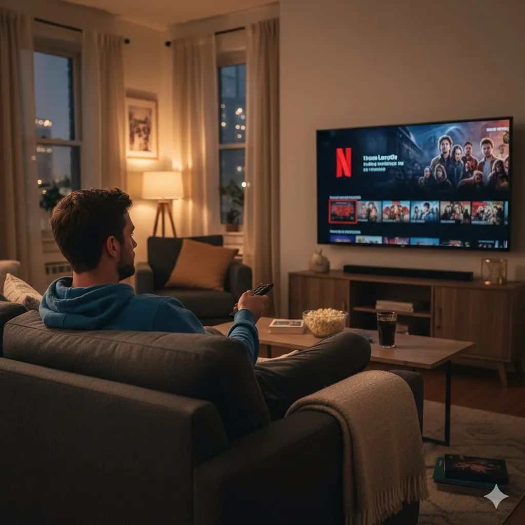 Cara Download Netflix di Smart TV Samsung (c) Ilustrasi AI