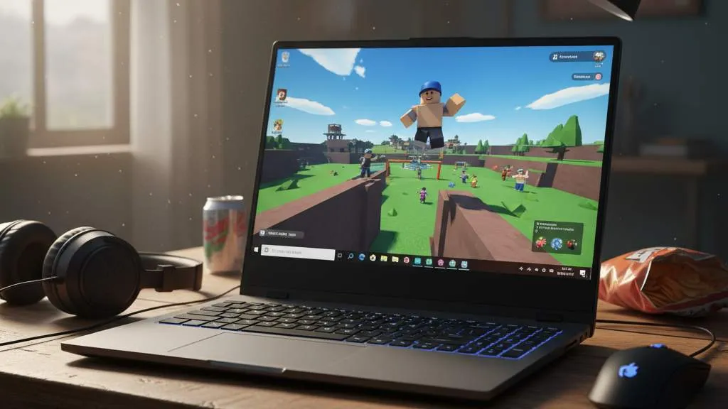 Cara Download Roblox di Laptop Windows (c) Ilustrasi AI
