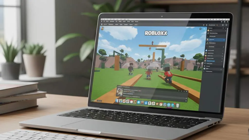 Cara Download Roblox di Laptop macOS (c) Ilustrasi AI