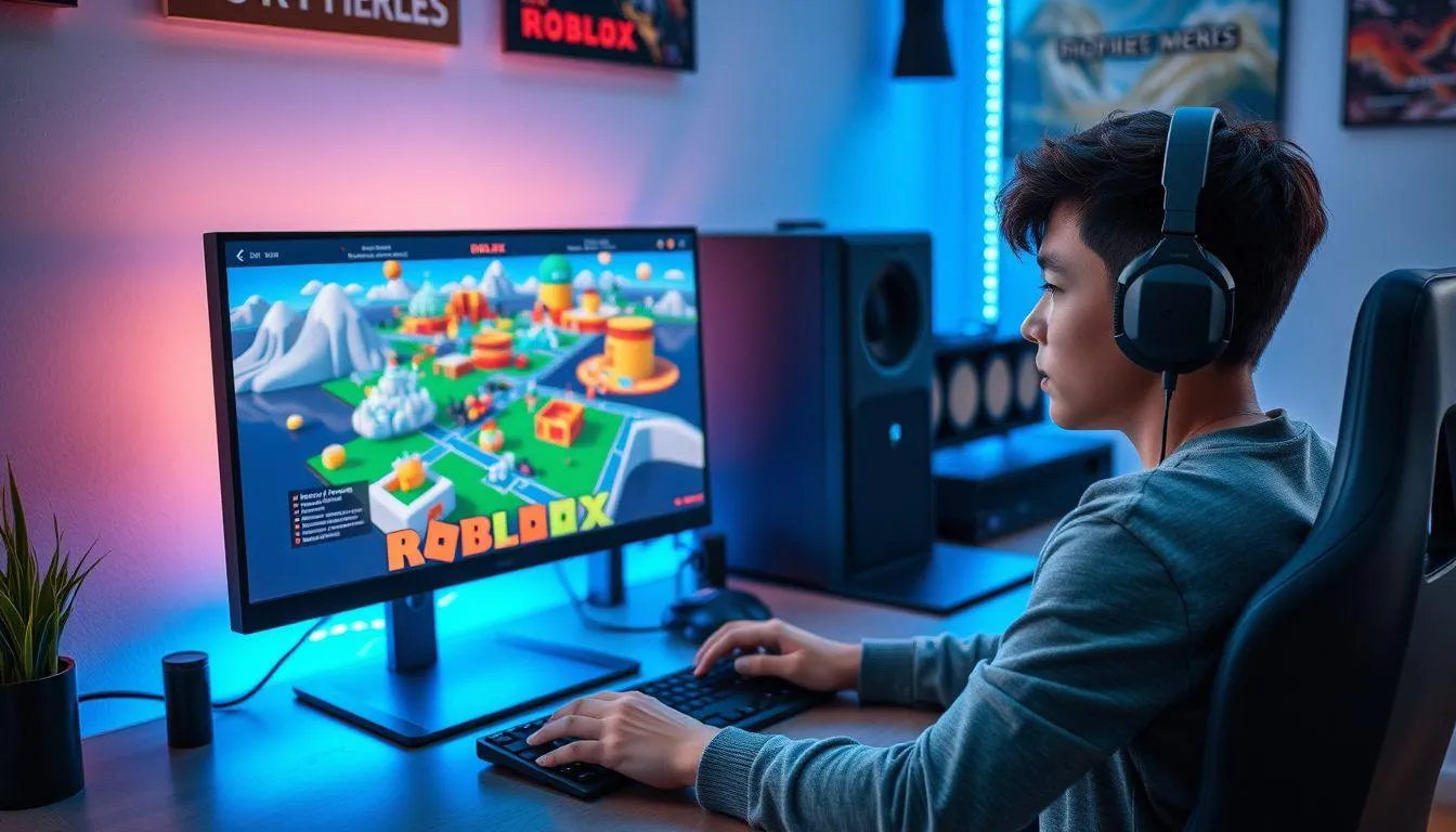 Pengertian dan Cara Kerja Platform Roblox (c) Ilustrasi AI