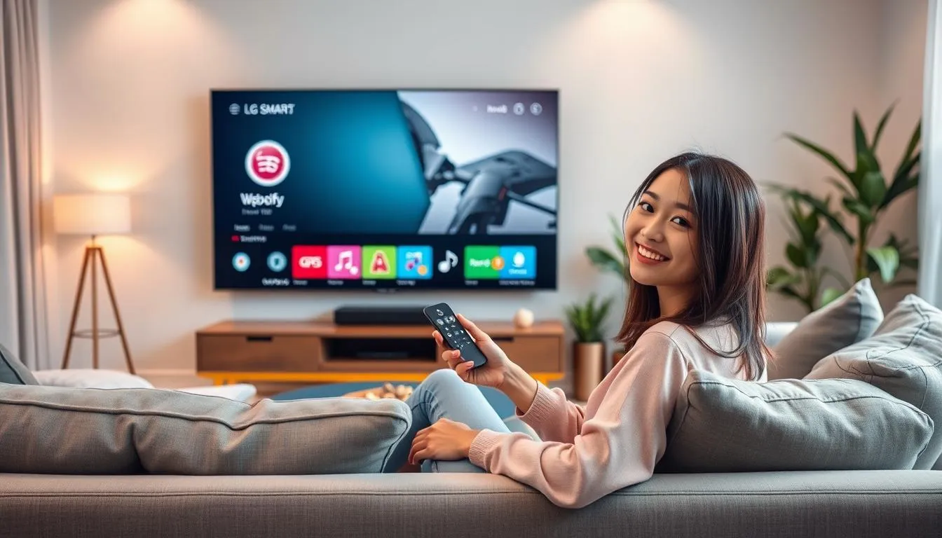 Cara Download Spotify di Smart TV LG (c) Ilustrasi AI