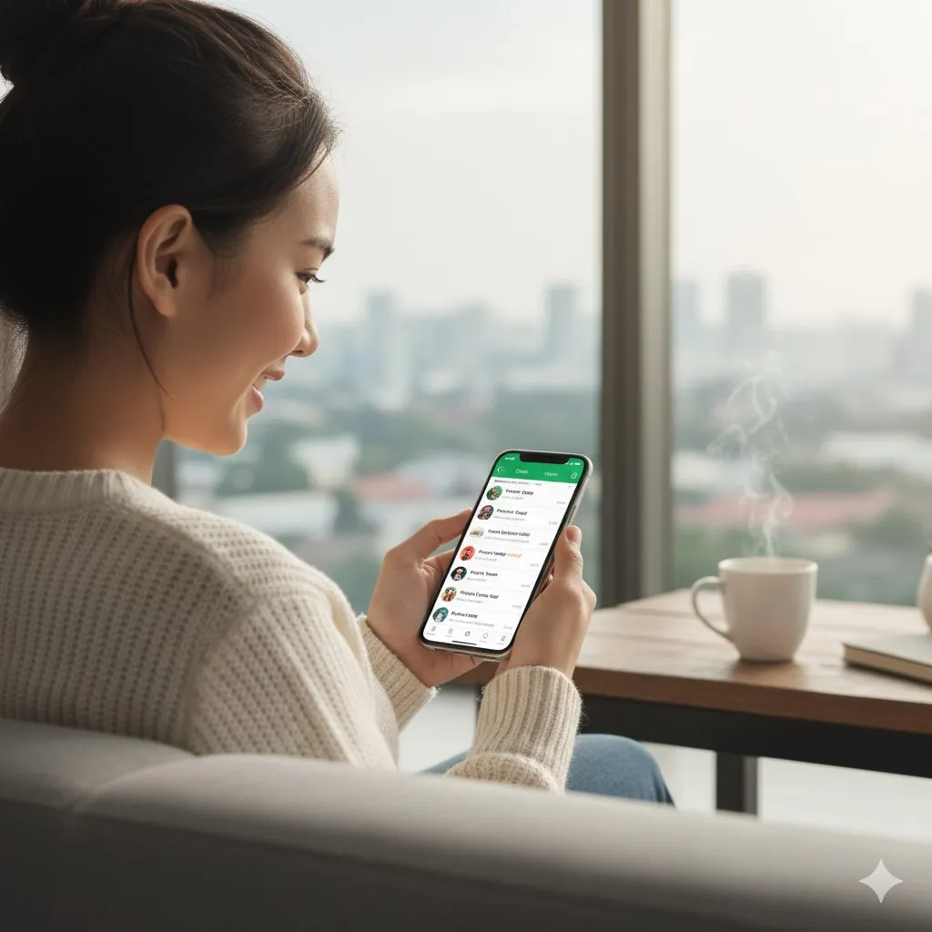 Pengertian dan Fungsi Status WhatsApp (c) Ilustrasi AI