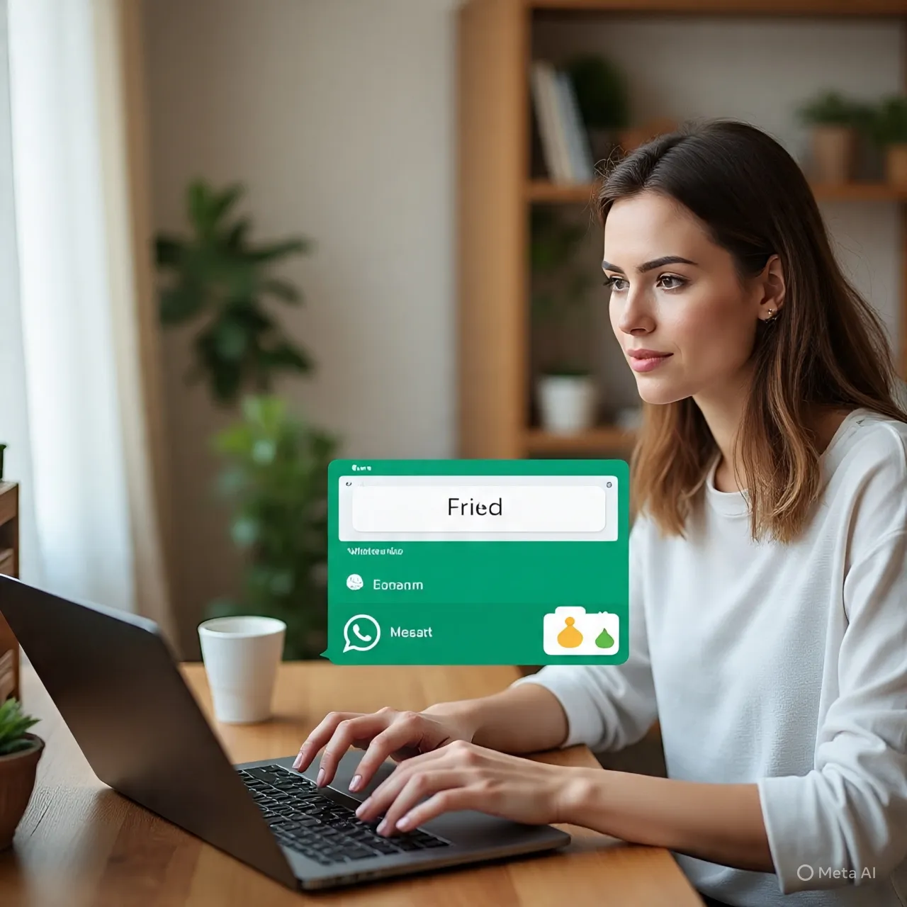 Menggunakan Google Files untuk Download Story WA (c) Ilustrasi AI
