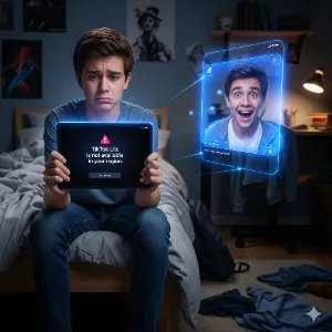 Mengapa TikTok Lite Belum Tersedia di iPhone? (c) Ilustrasi AI