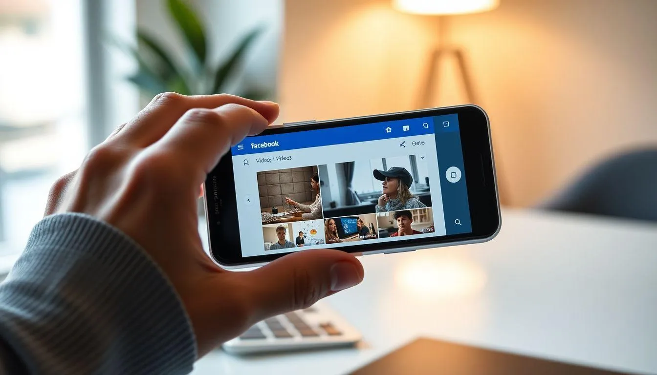 Pengertian Download Video Facebook di Android (c) Ilustrasi AI