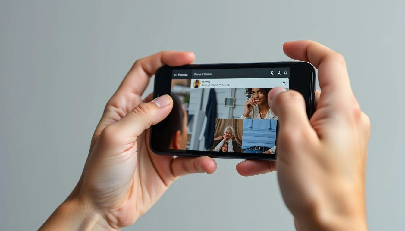 Download Video Threads di iOS (c) Ilustrasi AI