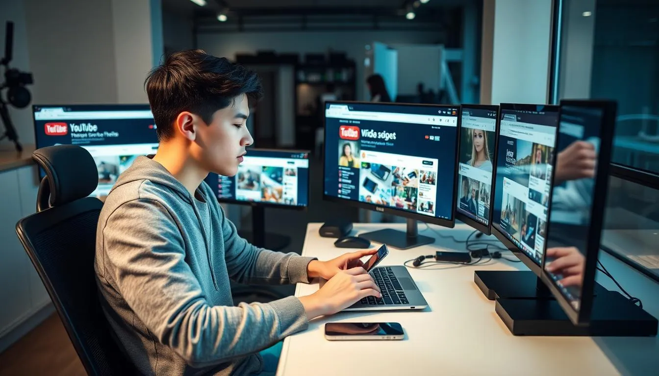 Menggunakan Situs Web Pengunduh Video (c) Ilustrasi AI