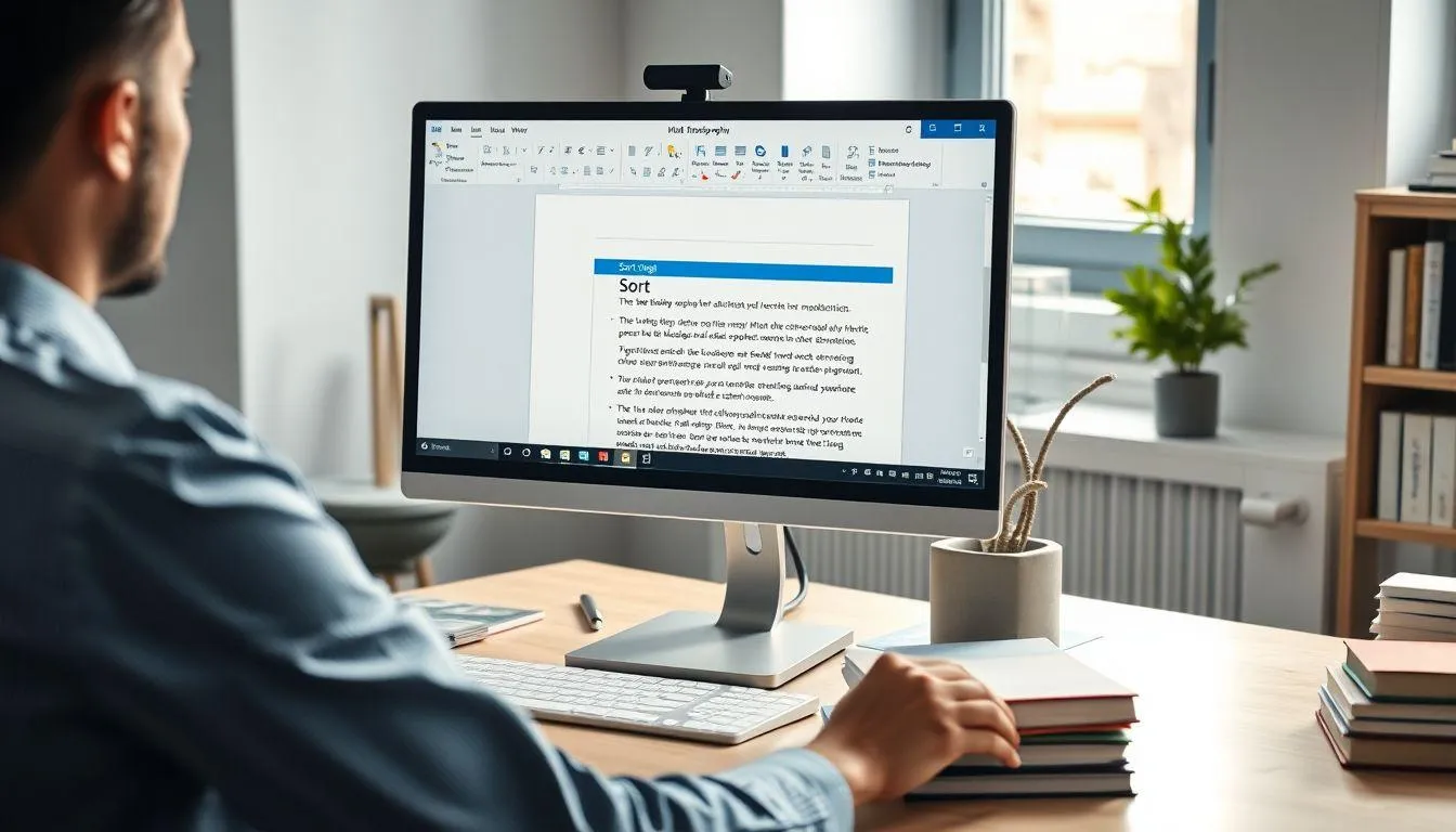 Pengurutan dan Organisasi Daftar Pustaka (c) Ilustrasi AI